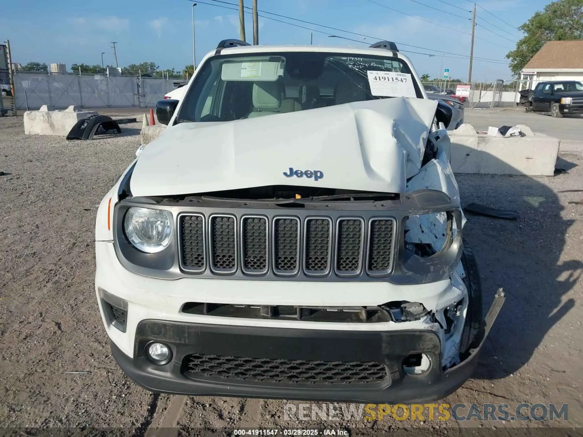 12 fotografías del automóvil dañado ZACNJDD18NPN90248 JEEP RENEGADE 2022