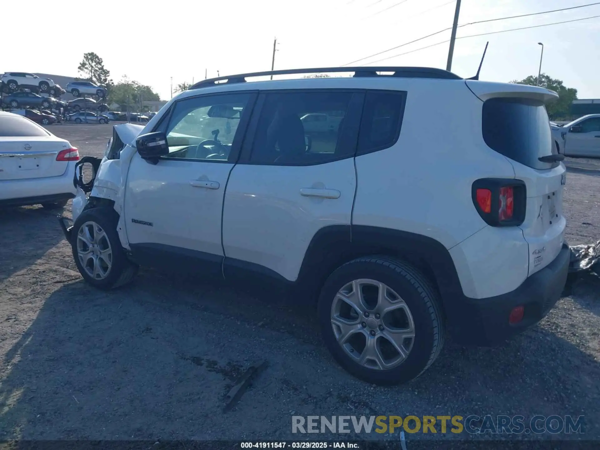 3 fotografías del automóvil dañado ZACNJDD18NPN90248 JEEP RENEGADE 2022
