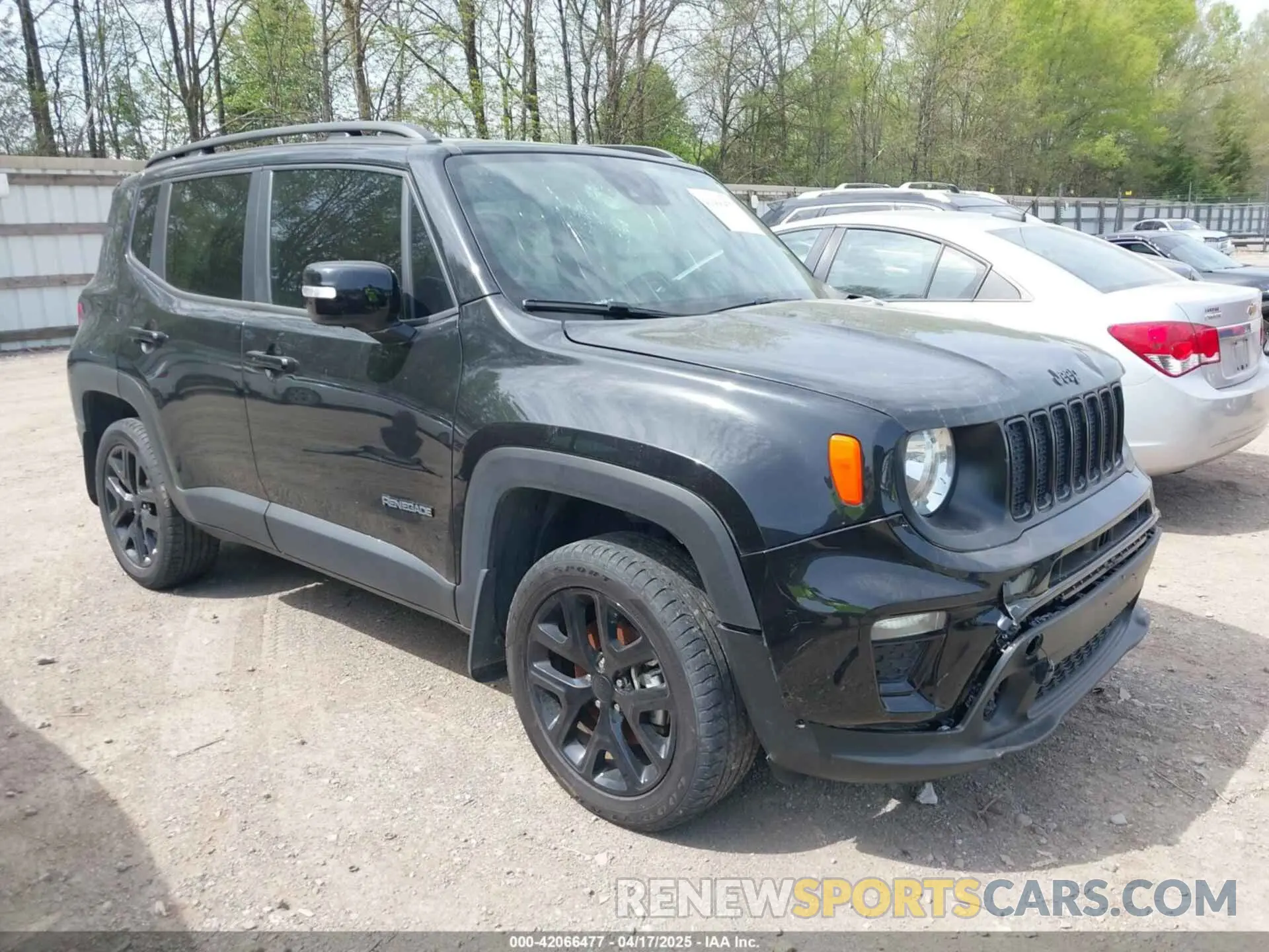 1 fotografías del automóvil dañado ZACNJDE18NPN80964 JEEP RENEGADE 2022