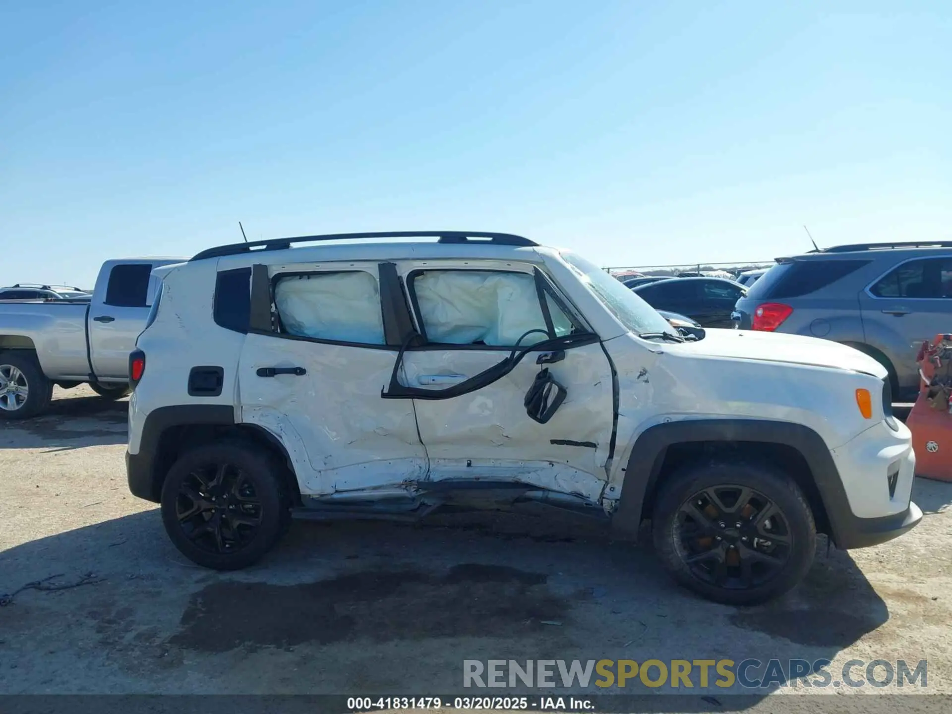 13 fotografías del automóvil dañado ZACNJDE1XNPN71389 JEEP RENEGADE 2022