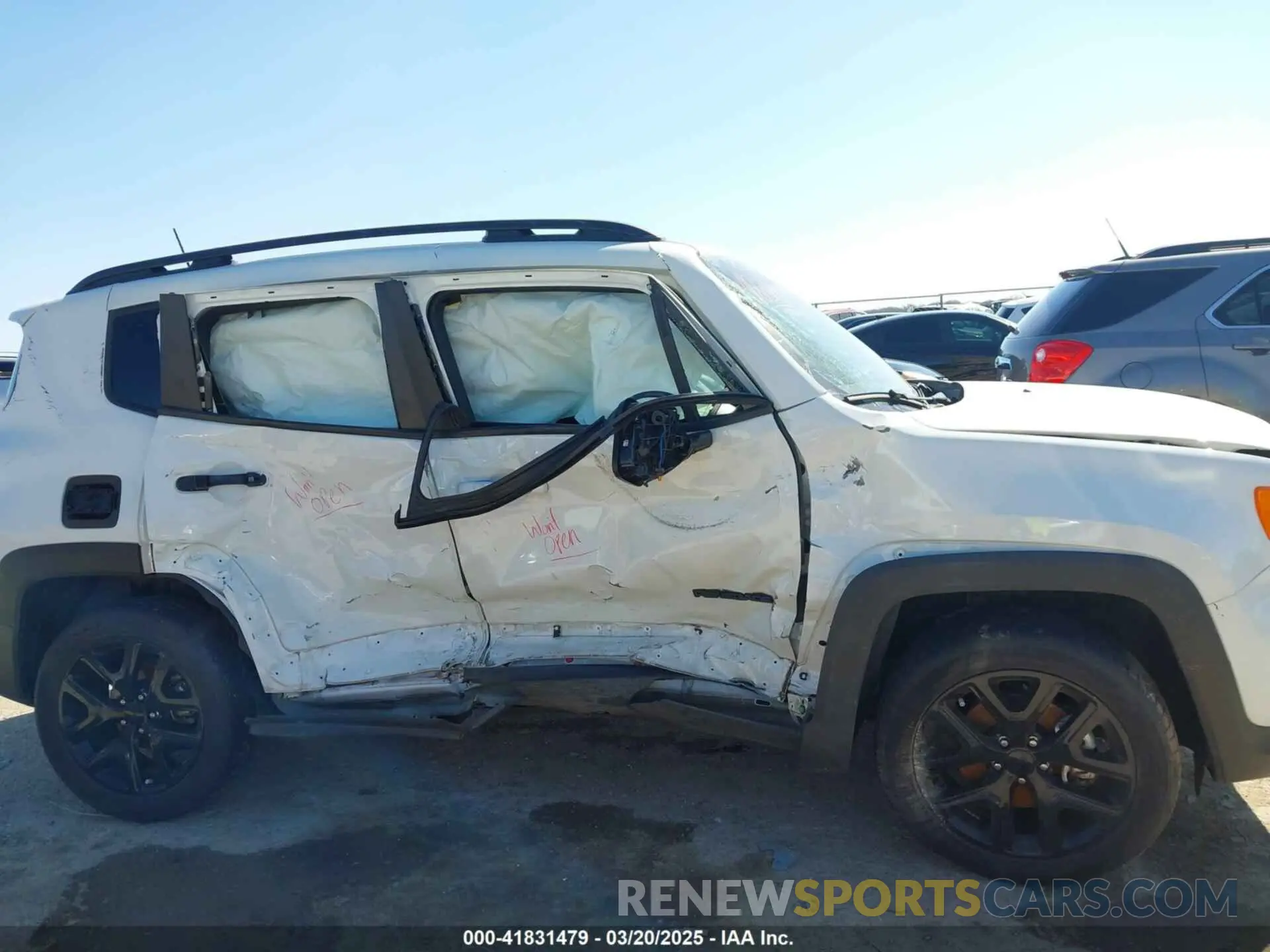 6 fotografías del automóvil dañado ZACNJDE1XNPN71389 JEEP RENEGADE 2022