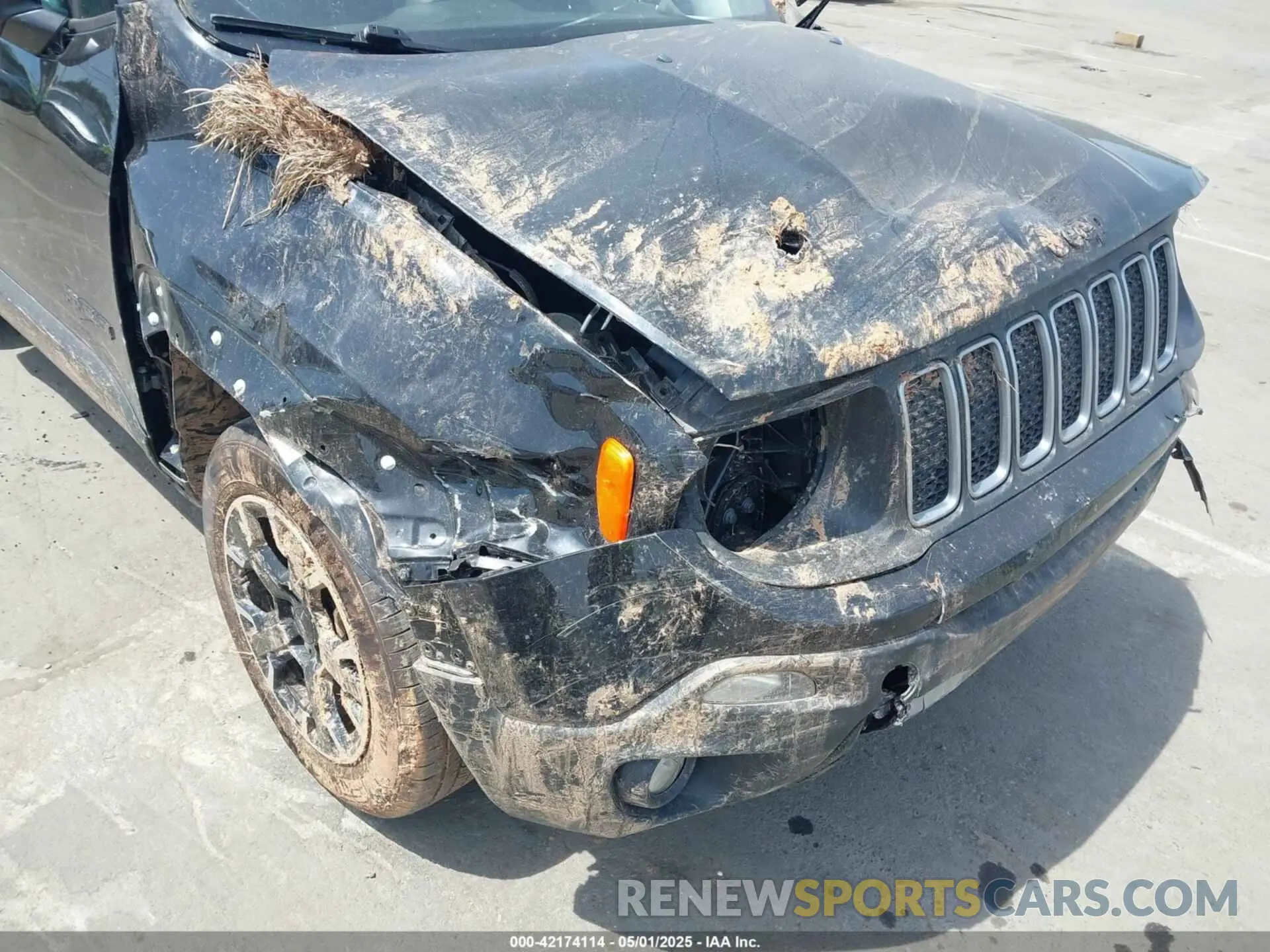 17 fotografías del automóvil dañado ZACNJDB10PPP71320 JEEP RENEGADE 2023