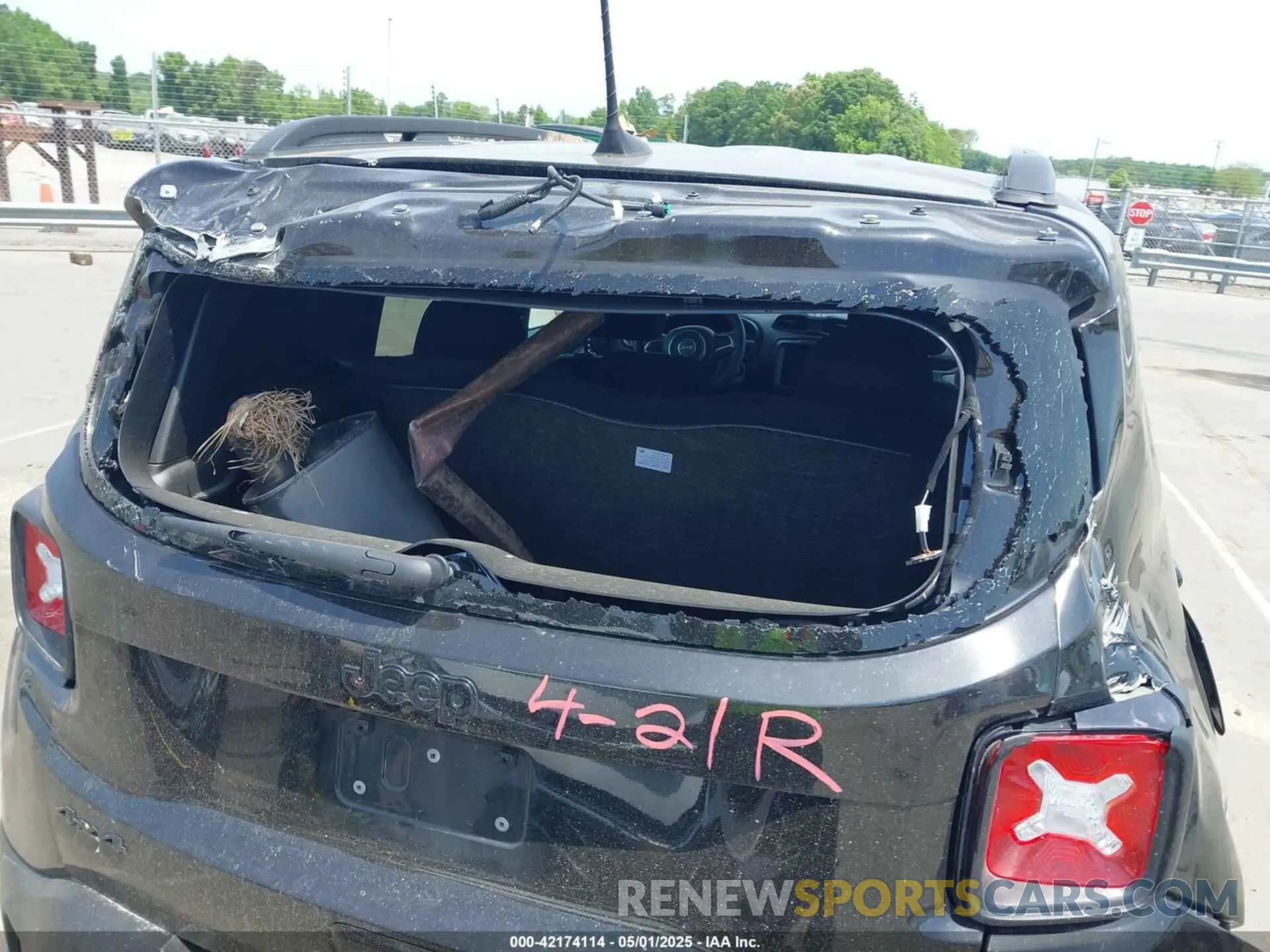 19 fotografías del automóvil dañado ZACNJDB10PPP71320 JEEP RENEGADE 2023
