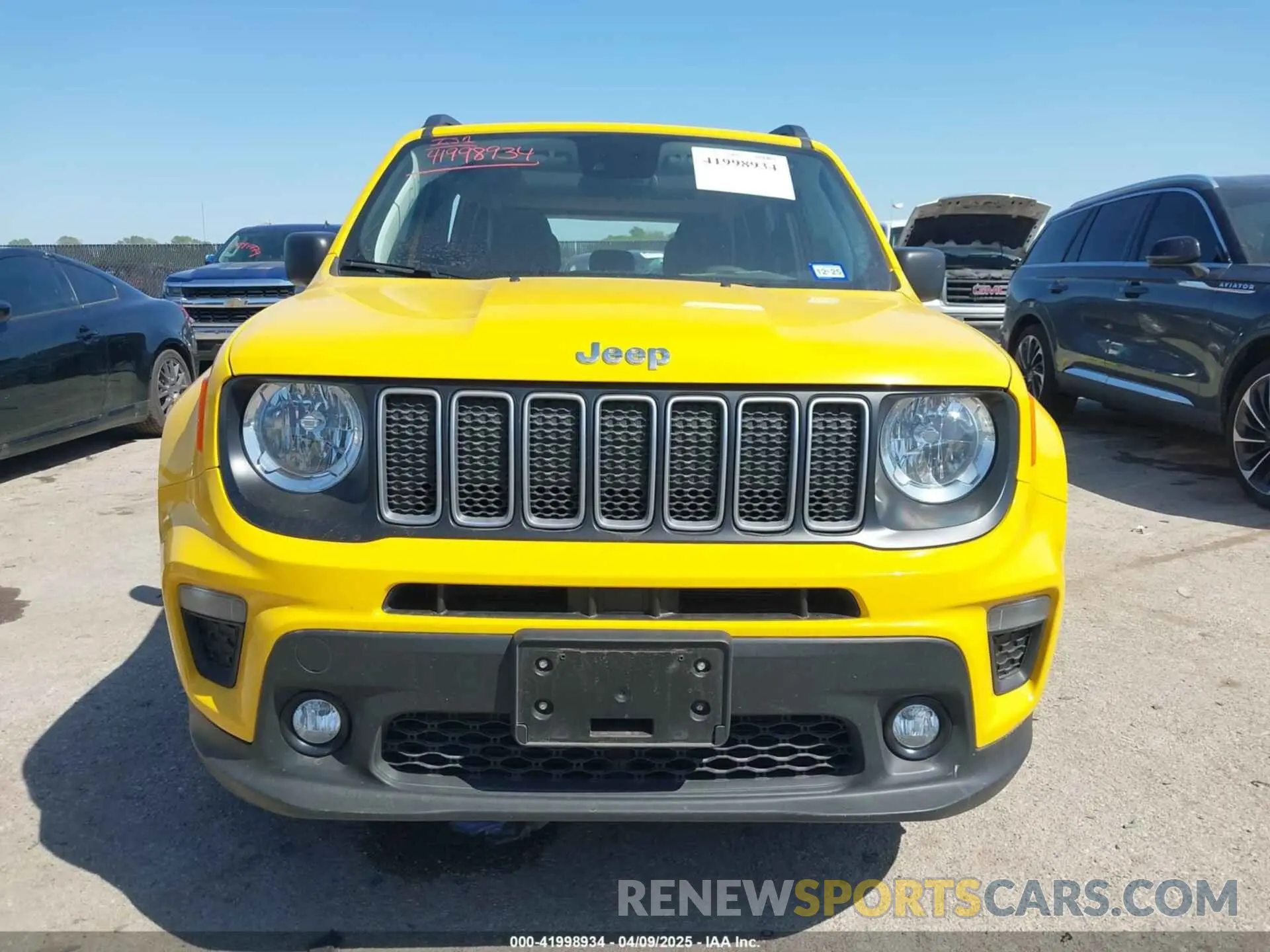 13 fotografías del automóvil dañado ZACNJDB11PPP62206 JEEP RENEGADE 2023
