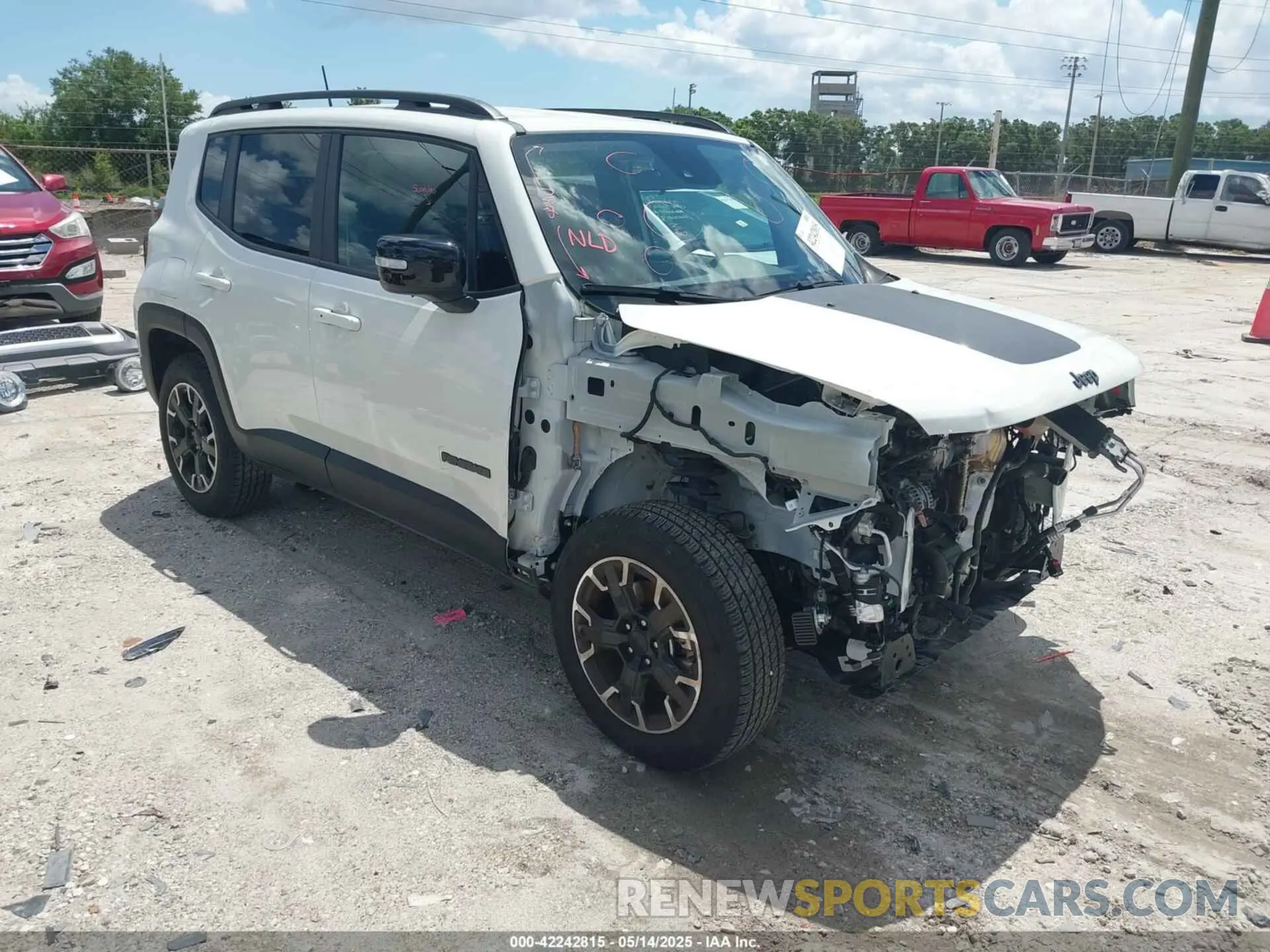 1 fotografías del automóvil dañado ZACNJDB12PPP39095 JEEP RENEGADE 2023