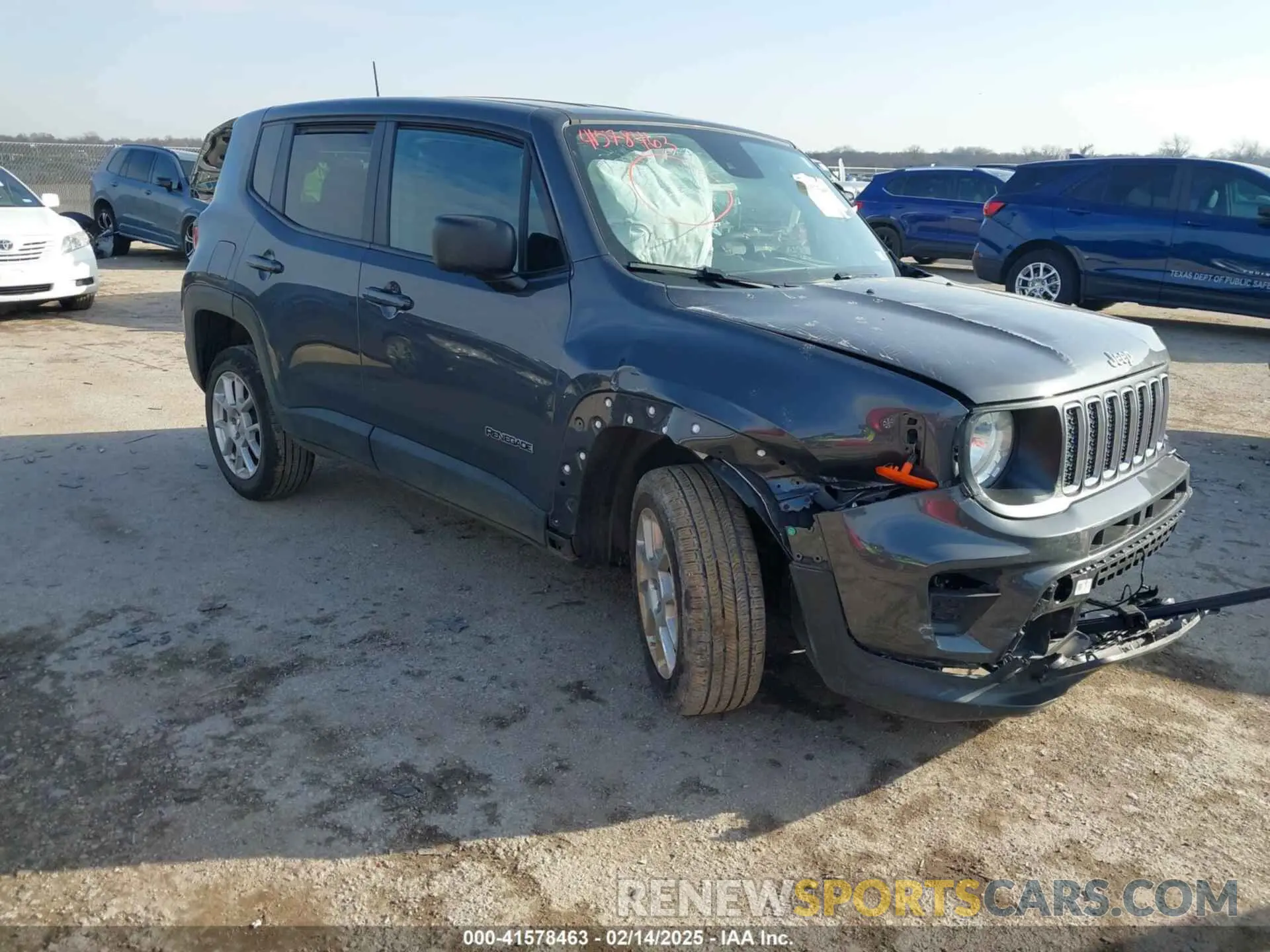 1 fotografías del automóvil dañado ZACNJDB12PPP60061 JEEP RENEGADE 2023
