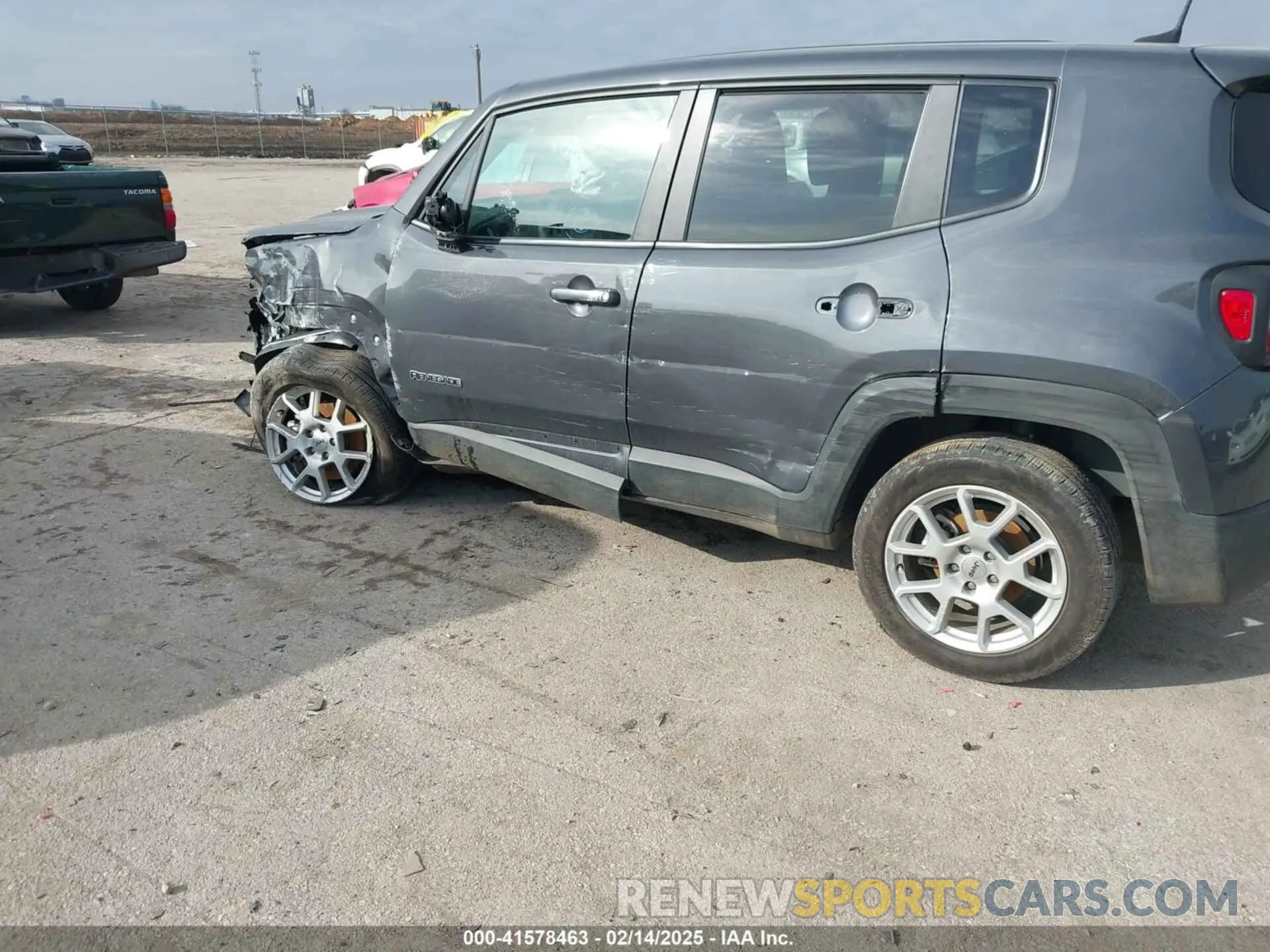 6 fotografías del automóvil dañado ZACNJDB12PPP60061 JEEP RENEGADE 2023