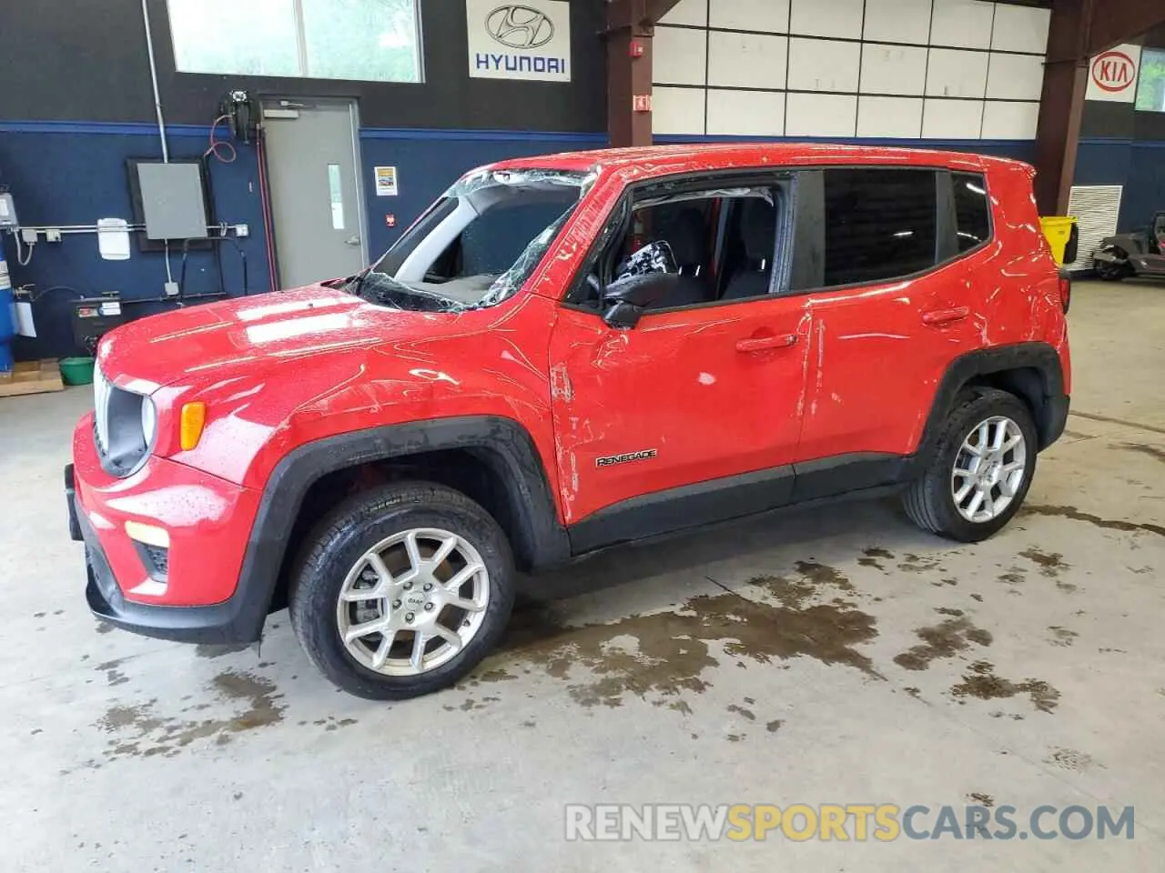 1 fotografías del automóvil dañado ZACNJDB12PPP70704 JEEP RENEGADE 2023