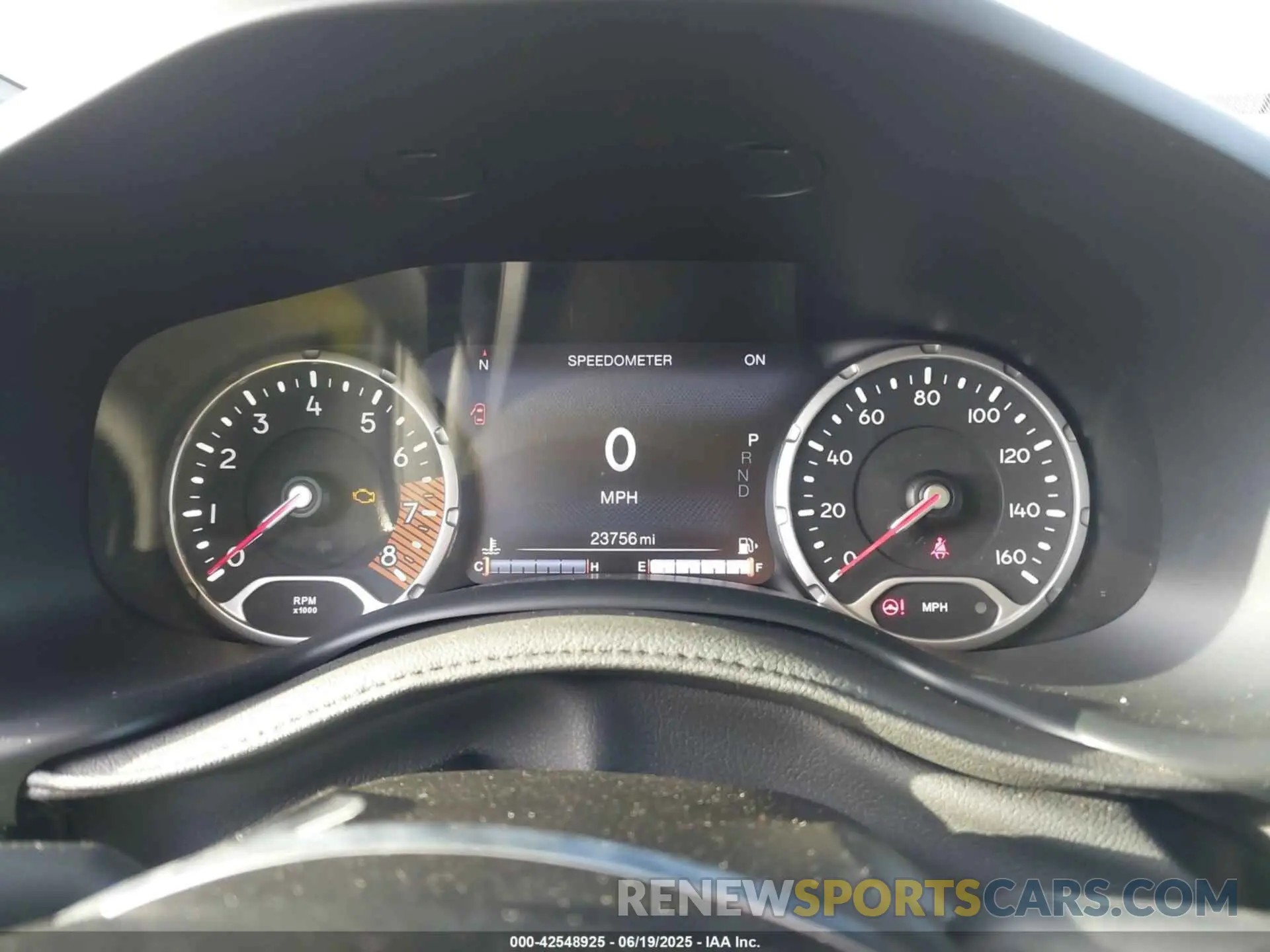 7 fotografías del automóvil dañado ZACNJDB12PPP72193 JEEP RENEGADE 2023