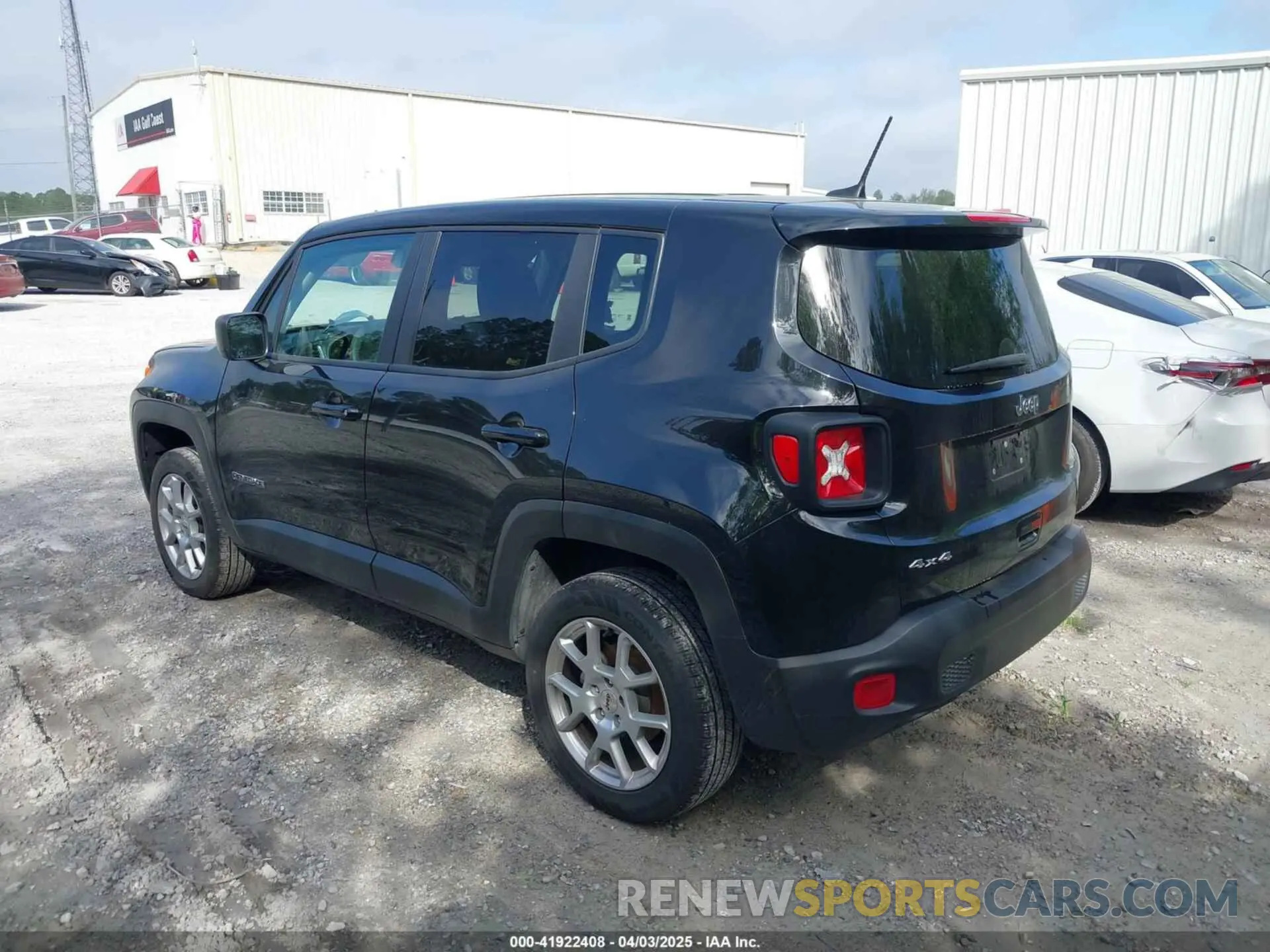 3 fotografías del automóvil dañado ZACNJDB12PPP72694 JEEP RENEGADE 2023