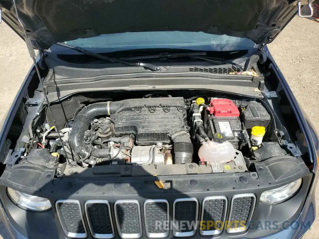 12 fotografías del automóvil dañado ZACNJDB12PPP72954 JEEP RENEGADE 2023