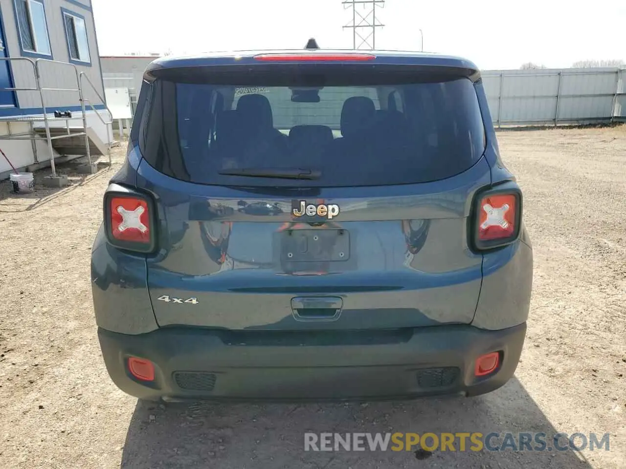 6 fotografías del automóvil dañado ZACNJDB12PPP72954 JEEP RENEGADE 2023