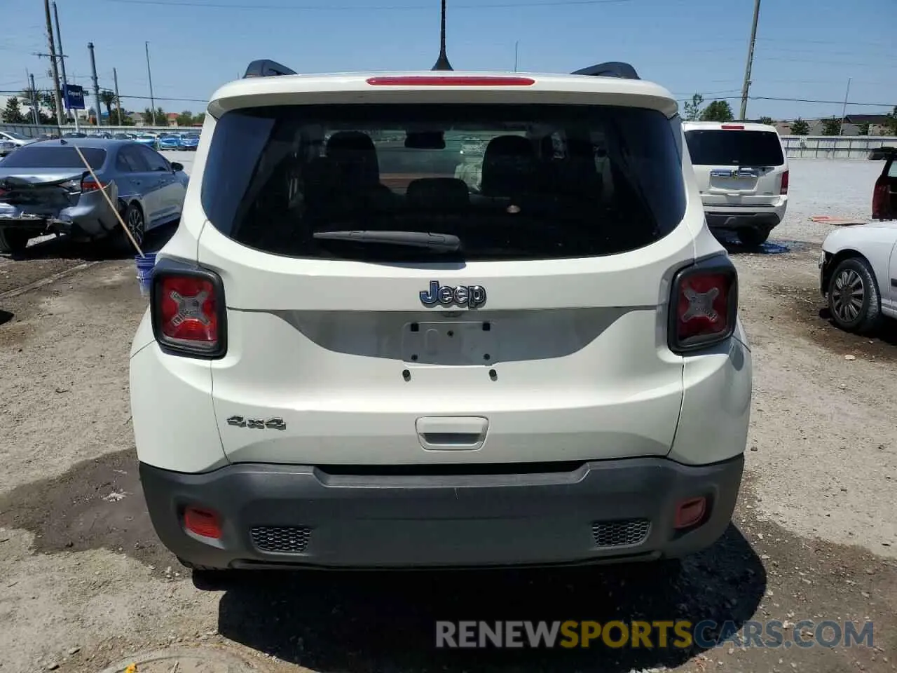 6 fotografías del automóvil dañado ZACNJDB13PPP25545 JEEP RENEGADE 2023