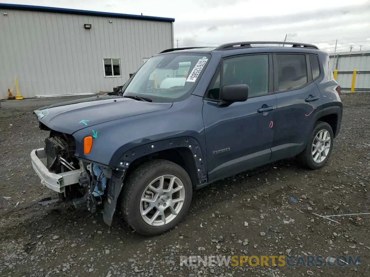 1 fotografías del automóvil dañado ZACNJDB13PPP31264 JEEP RENEGADE 2023