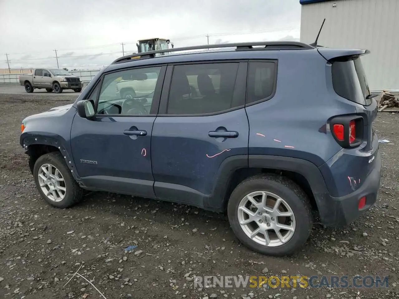 2 fotografías del automóvil dañado ZACNJDB13PPP31264 JEEP RENEGADE 2023