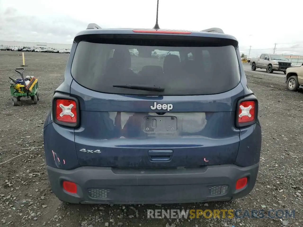 6 fotografías del automóvil dañado ZACNJDB13PPP31264 JEEP RENEGADE 2023