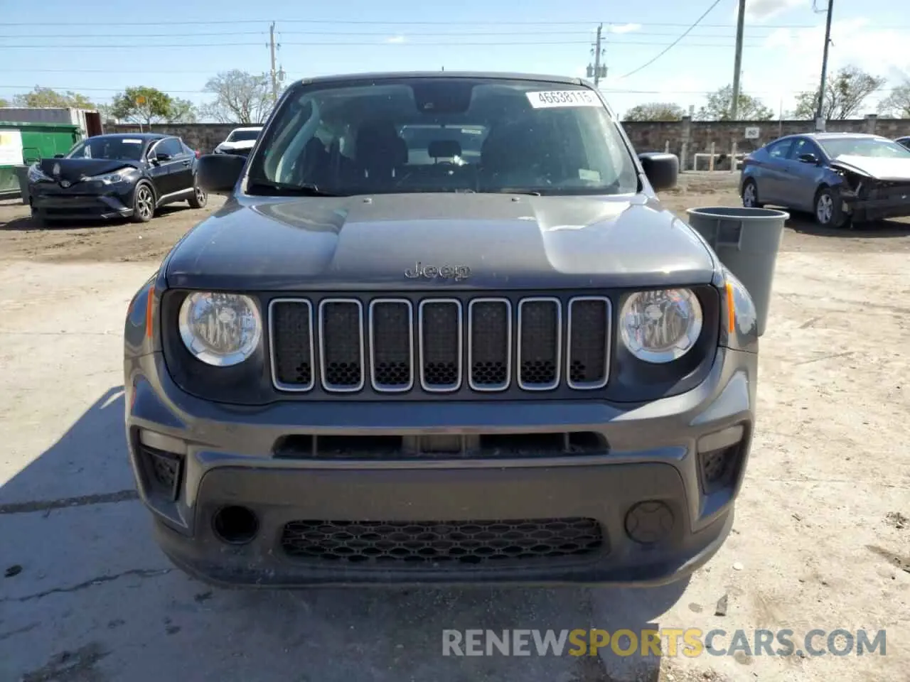 5 fotografías del automóvil dañado ZACNJDB13PPP35489 JEEP RENEGADE 2023