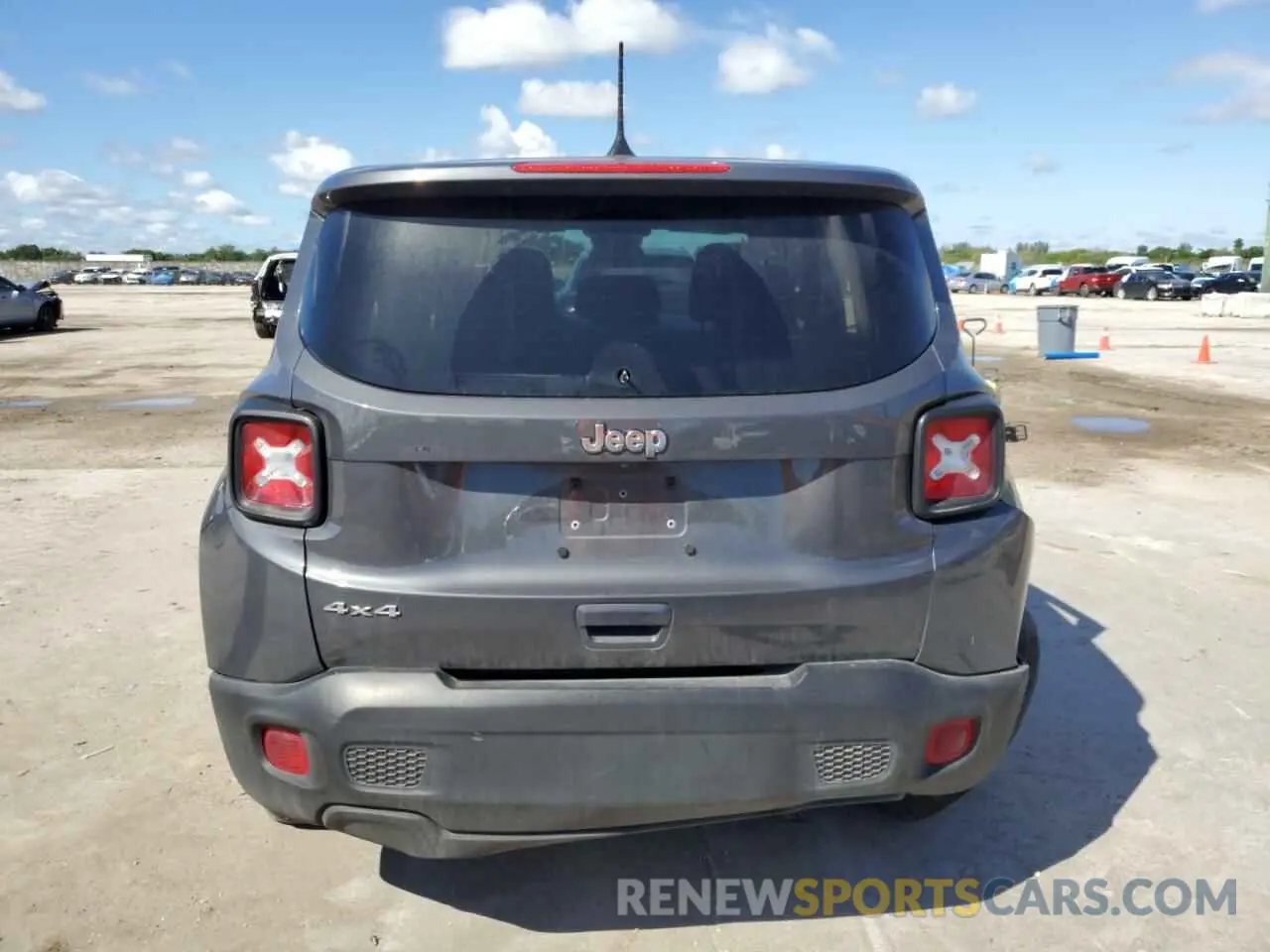 6 fotografías del automóvil dañado ZACNJDB13PPP35489 JEEP RENEGADE 2023