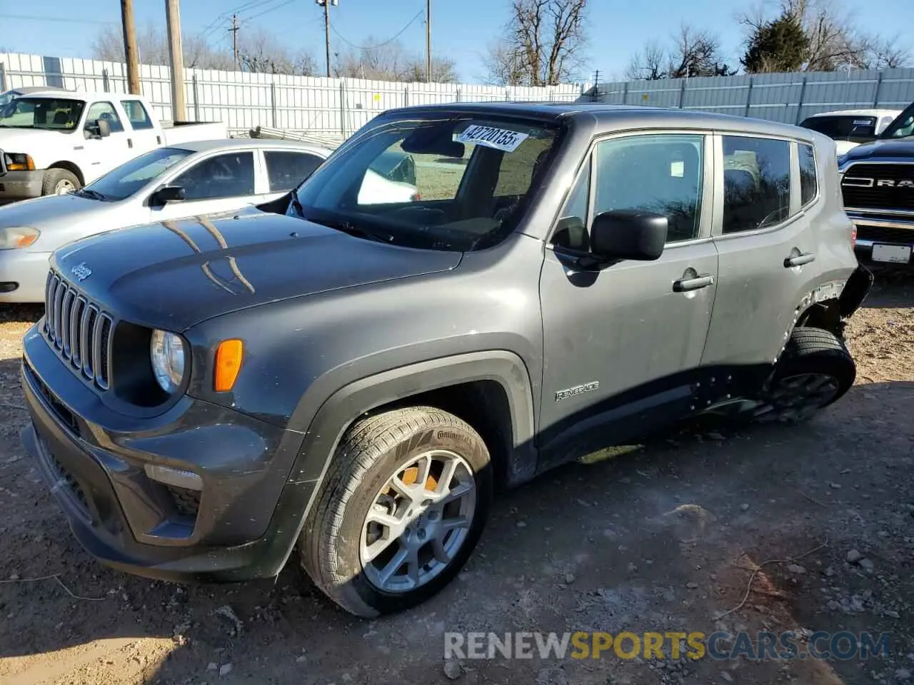 1 fotografías del automóvil dañado ZACNJDB13PPP55743 JEEP RENEGADE 2023