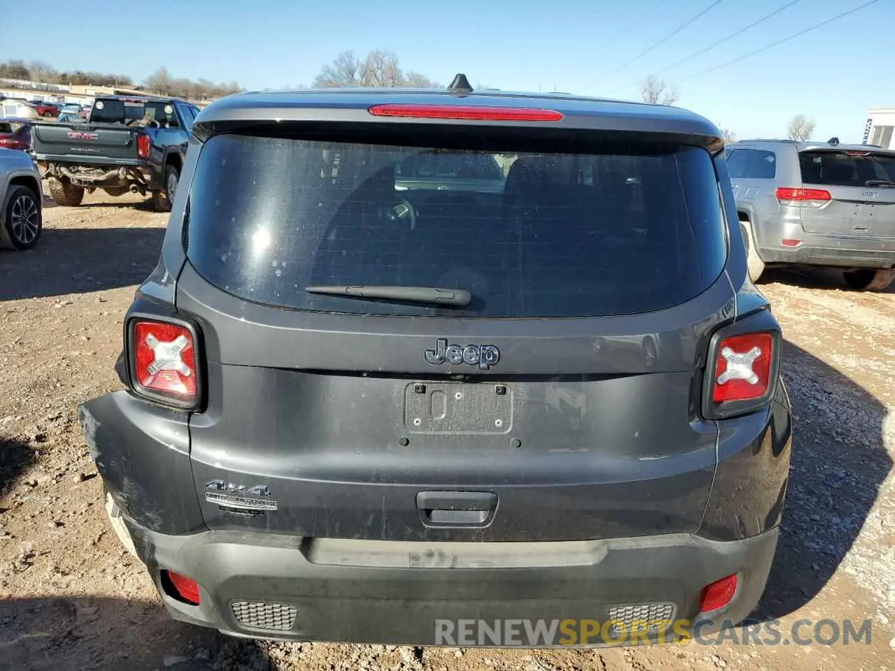 6 fotografías del automóvil dañado ZACNJDB13PPP55743 JEEP RENEGADE 2023