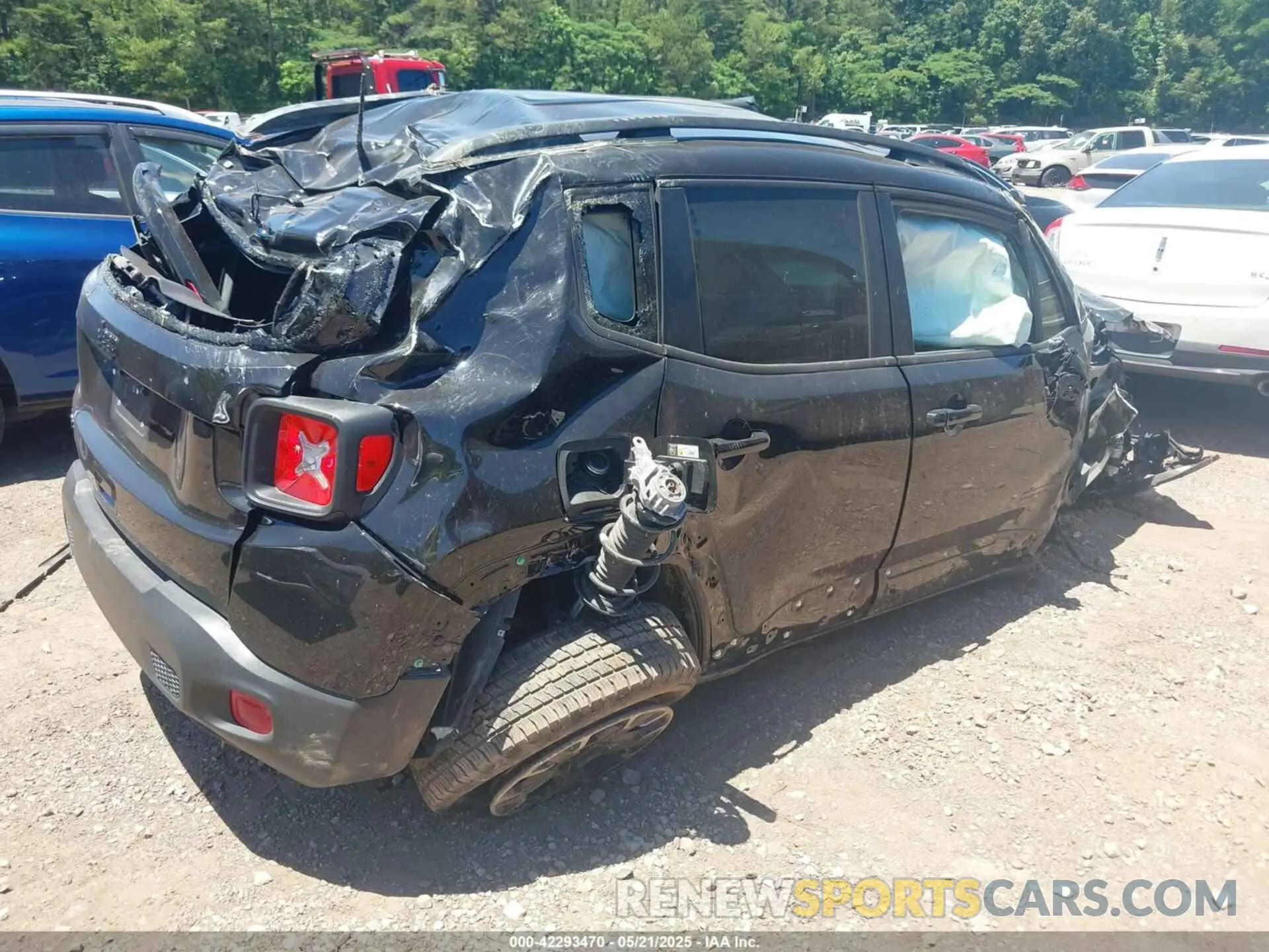 4 fotografías del automóvil dañado ZACNJDB13PPP69738 JEEP RENEGADE 2023