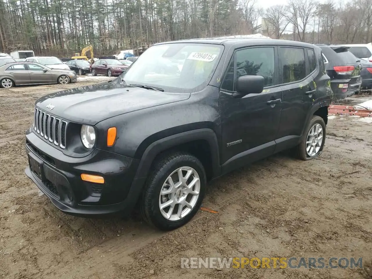1 fotografías del automóvil dañado ZACNJDB16PPP57566 JEEP RENEGADE 2023