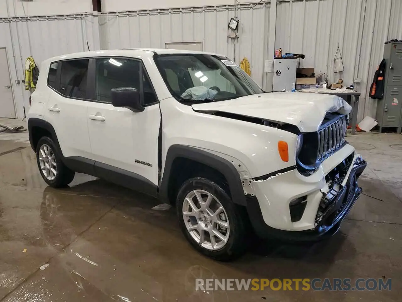 4 fotografías del automóvil dañado ZACNJDB17PPP71055 JEEP RENEGADE 2023