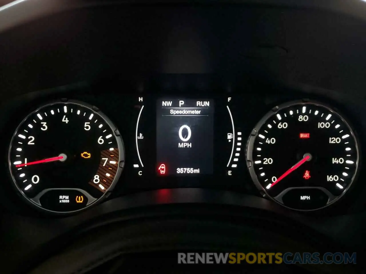 9 fotografías del automóvil dañado ZACNJDB18PPP69752 JEEP RENEGADE 2023