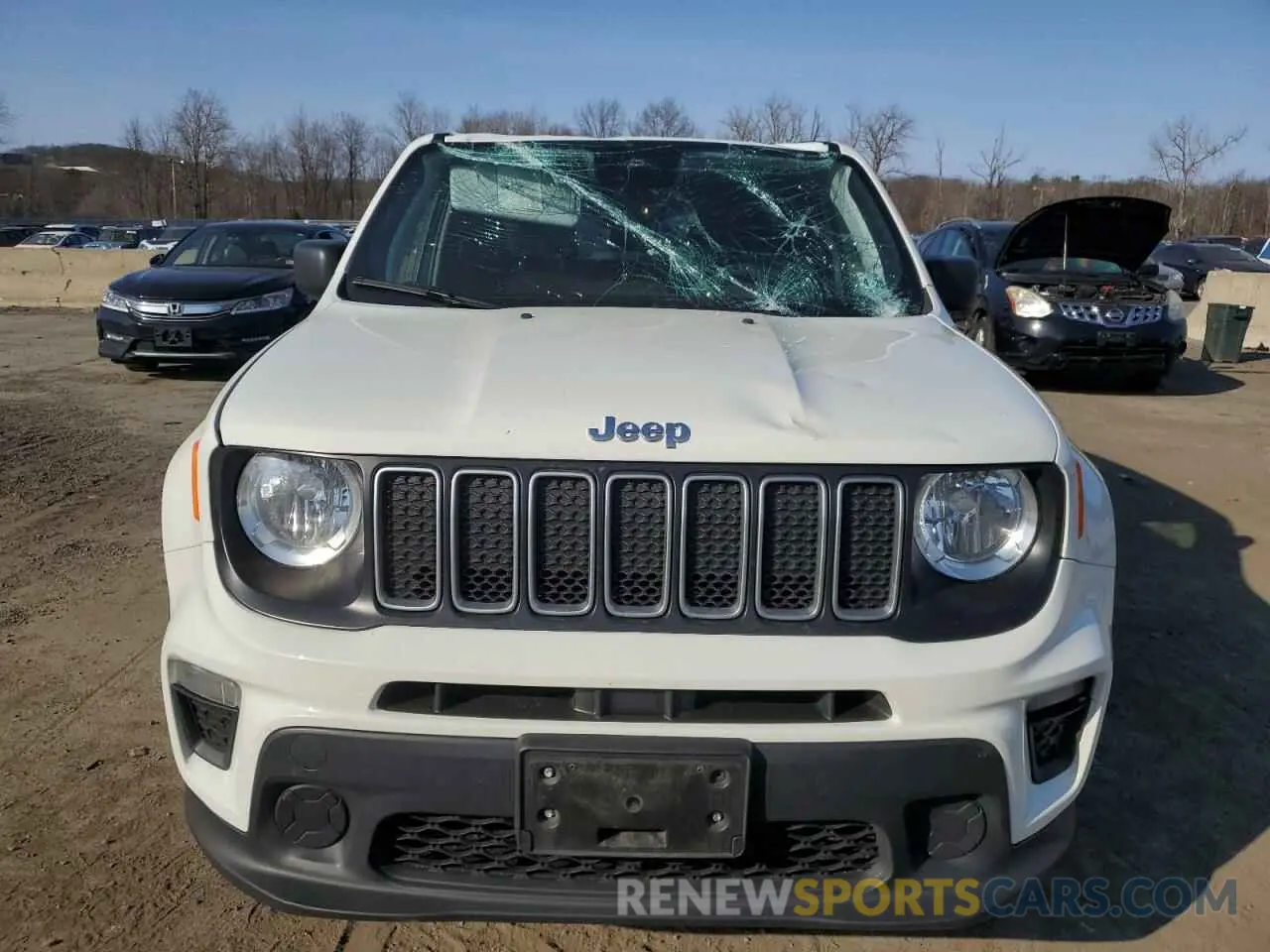5 fotografías del automóvil dañado ZACNJDB1XPPP14431 JEEP RENEGADE 2023
