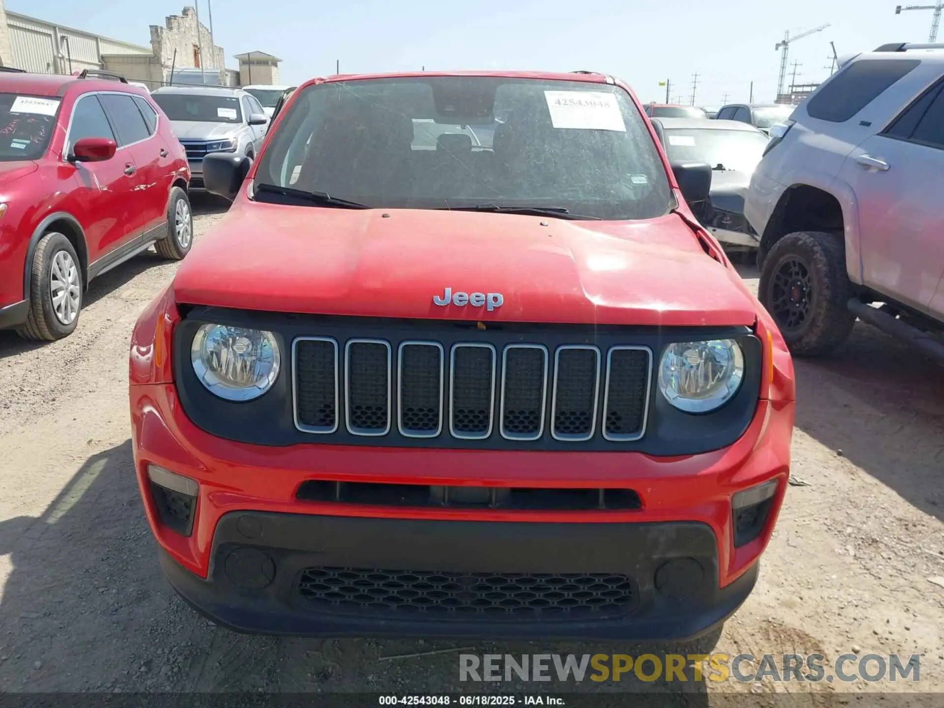 12 fotografías del automóvil dañado ZACNJDB1XPPP68568 JEEP RENEGADE 2023