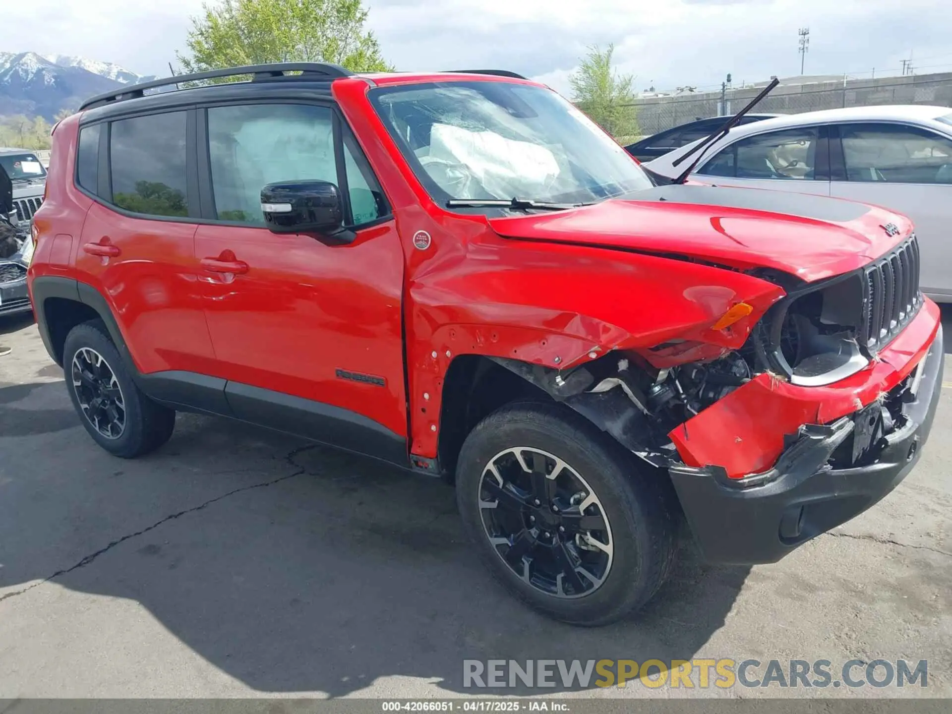 1 fotografías del automóvil dañado ZACNJDC11PPP15305 JEEP RENEGADE 2023
