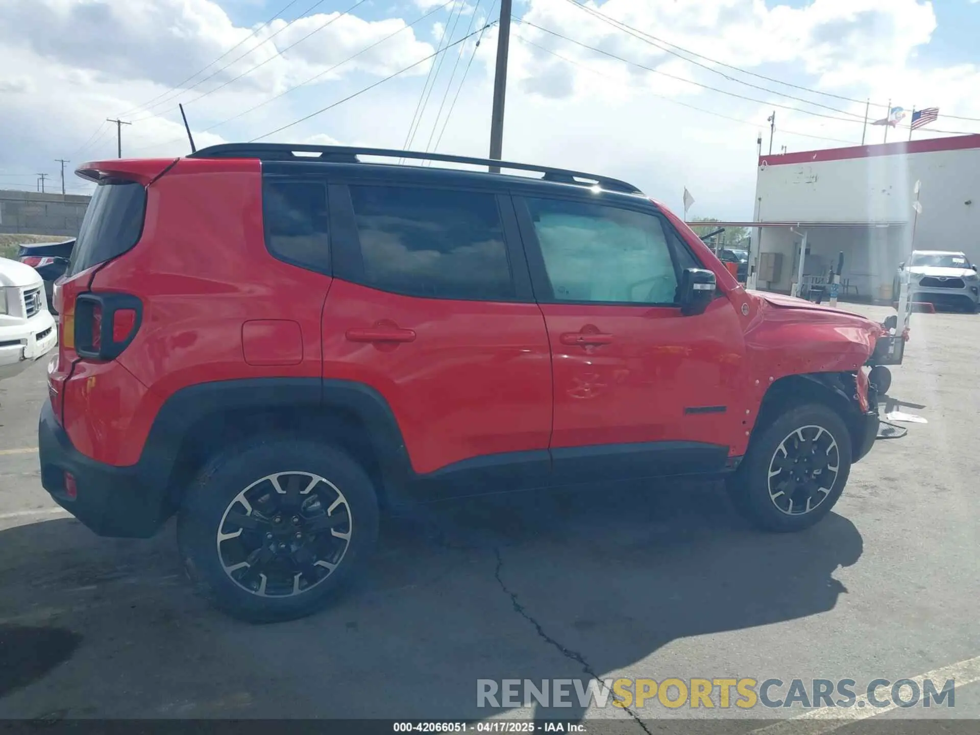 13 fotografías del automóvil dañado ZACNJDC11PPP15305 JEEP RENEGADE 2023