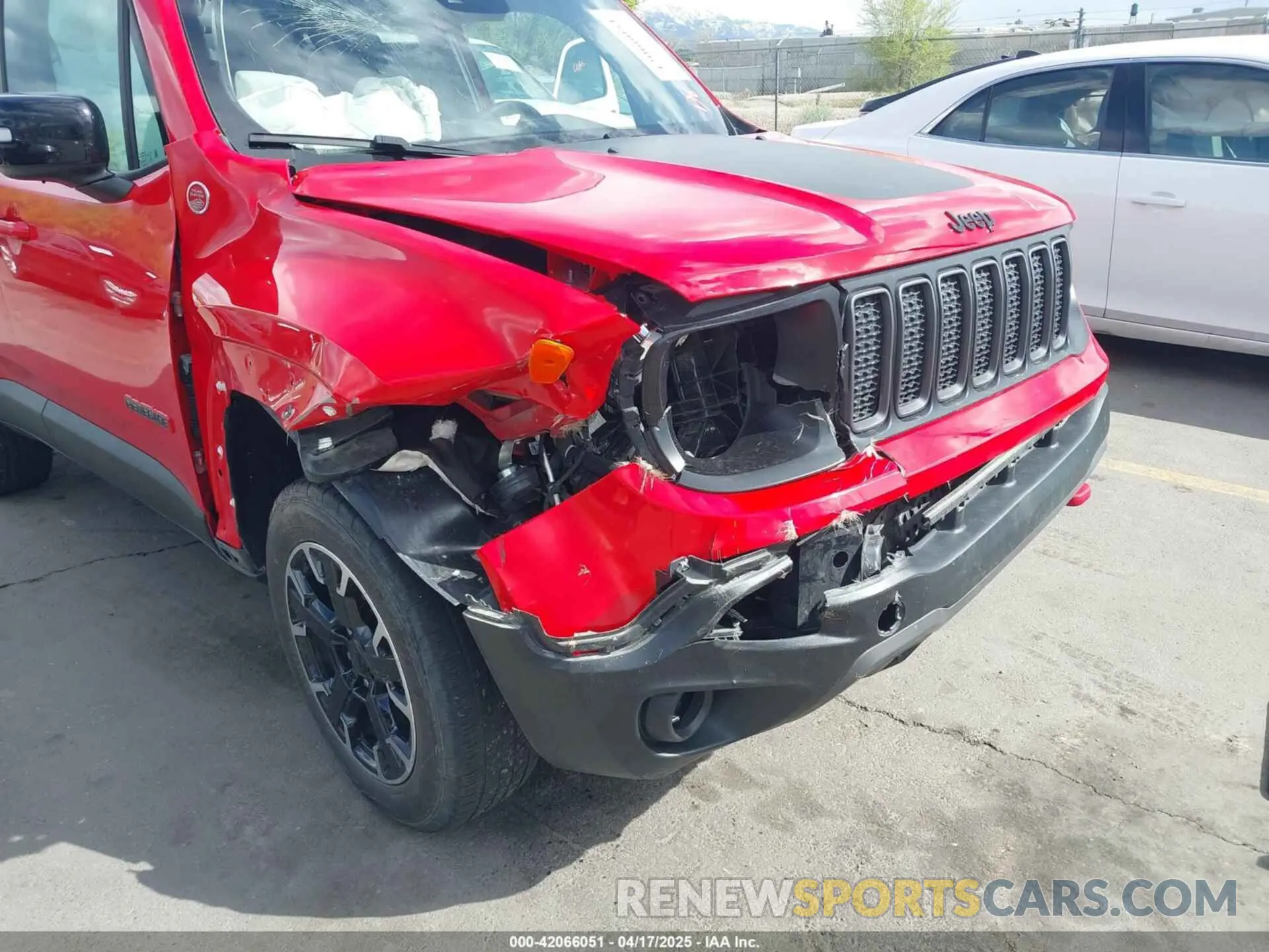 6 fotografías del automóvil dañado ZACNJDC11PPP15305 JEEP RENEGADE 2023
