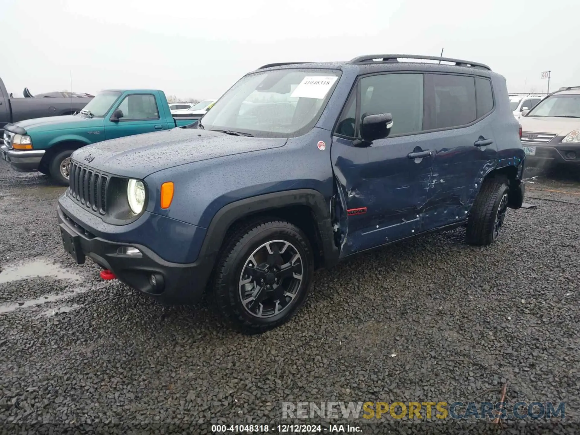 2 fotografías del automóvil dañado ZACNJDC11PPP17099 JEEP RENEGADE 2023