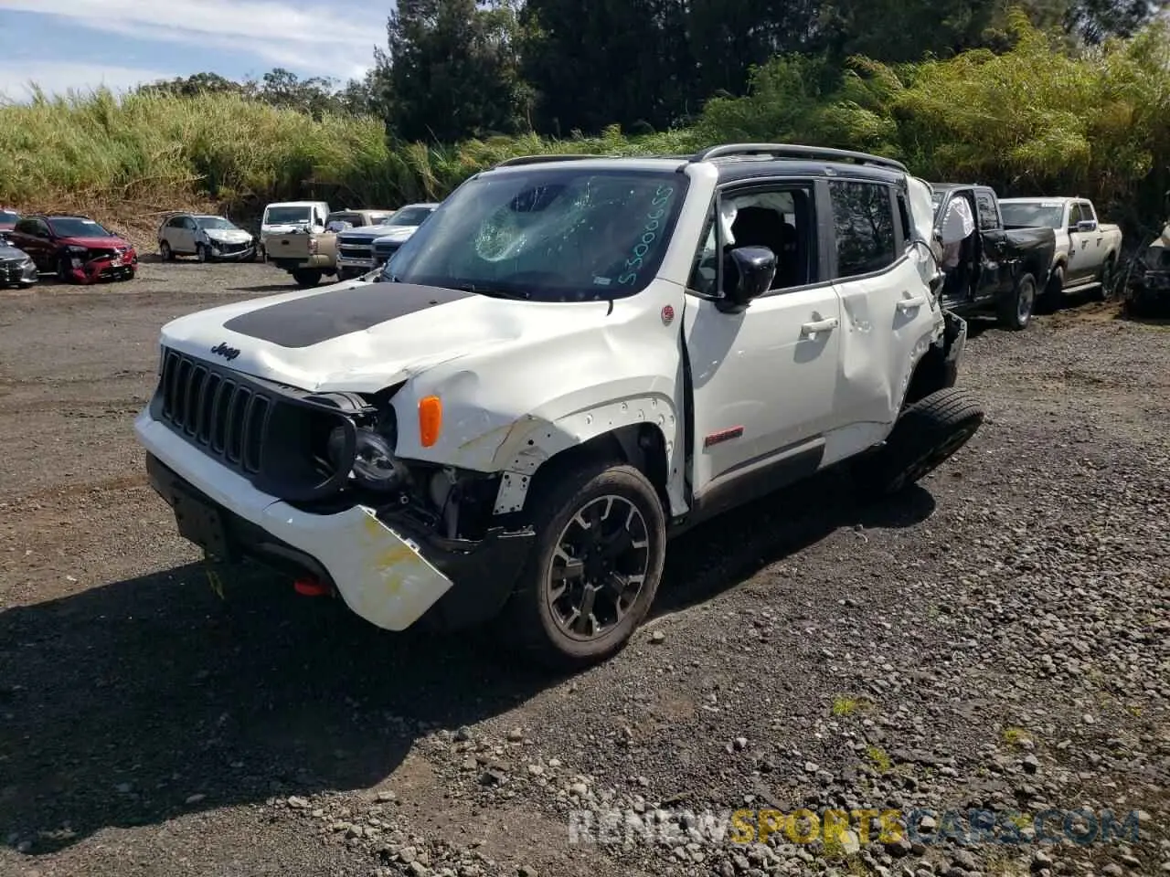 1 fotografías del automóvil dañado ZACNJDC11PPP71146 JEEP RENEGADE 2023