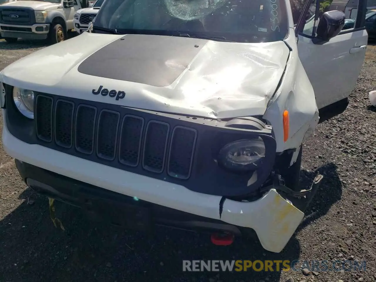 11 fotografías del automóvil dañado ZACNJDC11PPP71146 JEEP RENEGADE 2023