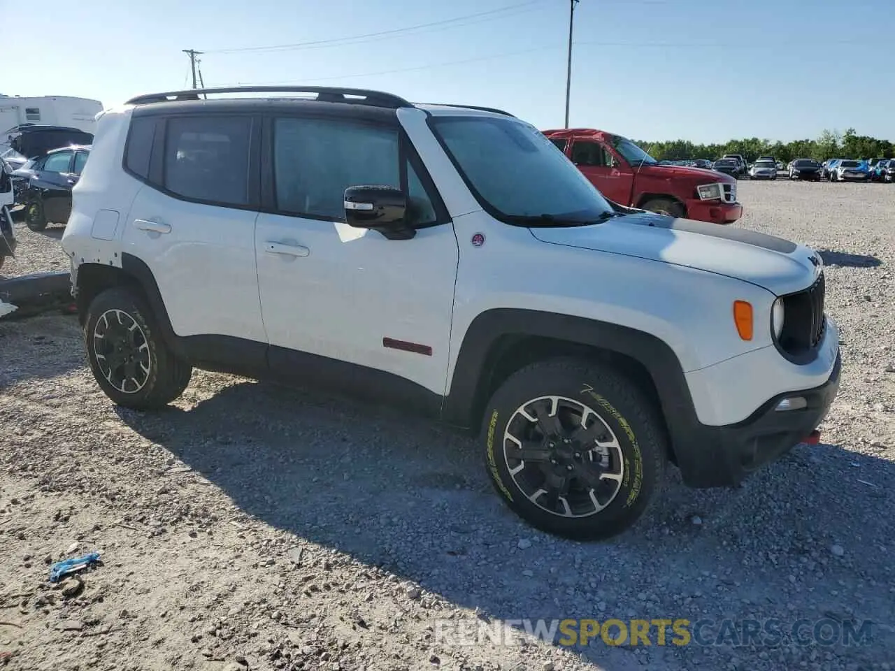 4 fotografías del automóvil dañado ZACNJDC12PPP65419 JEEP RENEGADE 2023
