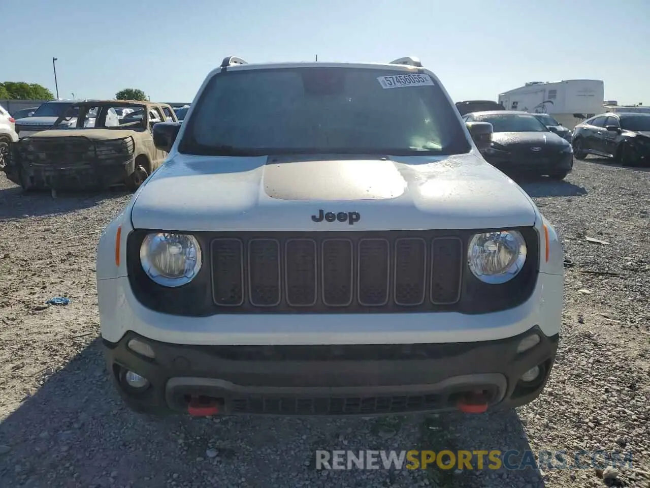5 fotografías del automóvil dañado ZACNJDC12PPP65419 JEEP RENEGADE 2023