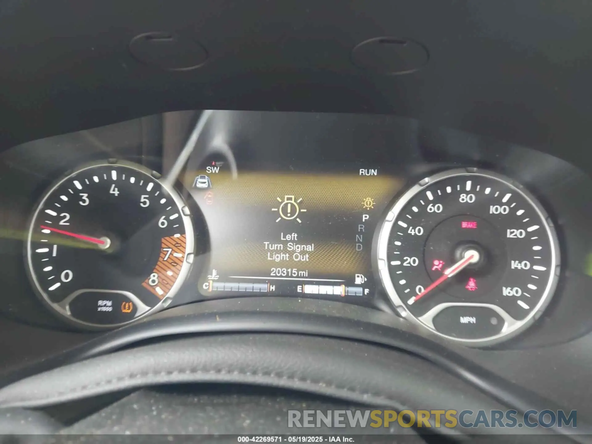 7 fotografías del automóvil dañado ZACNJDC18PPP61388 JEEP RENEGADE 2023