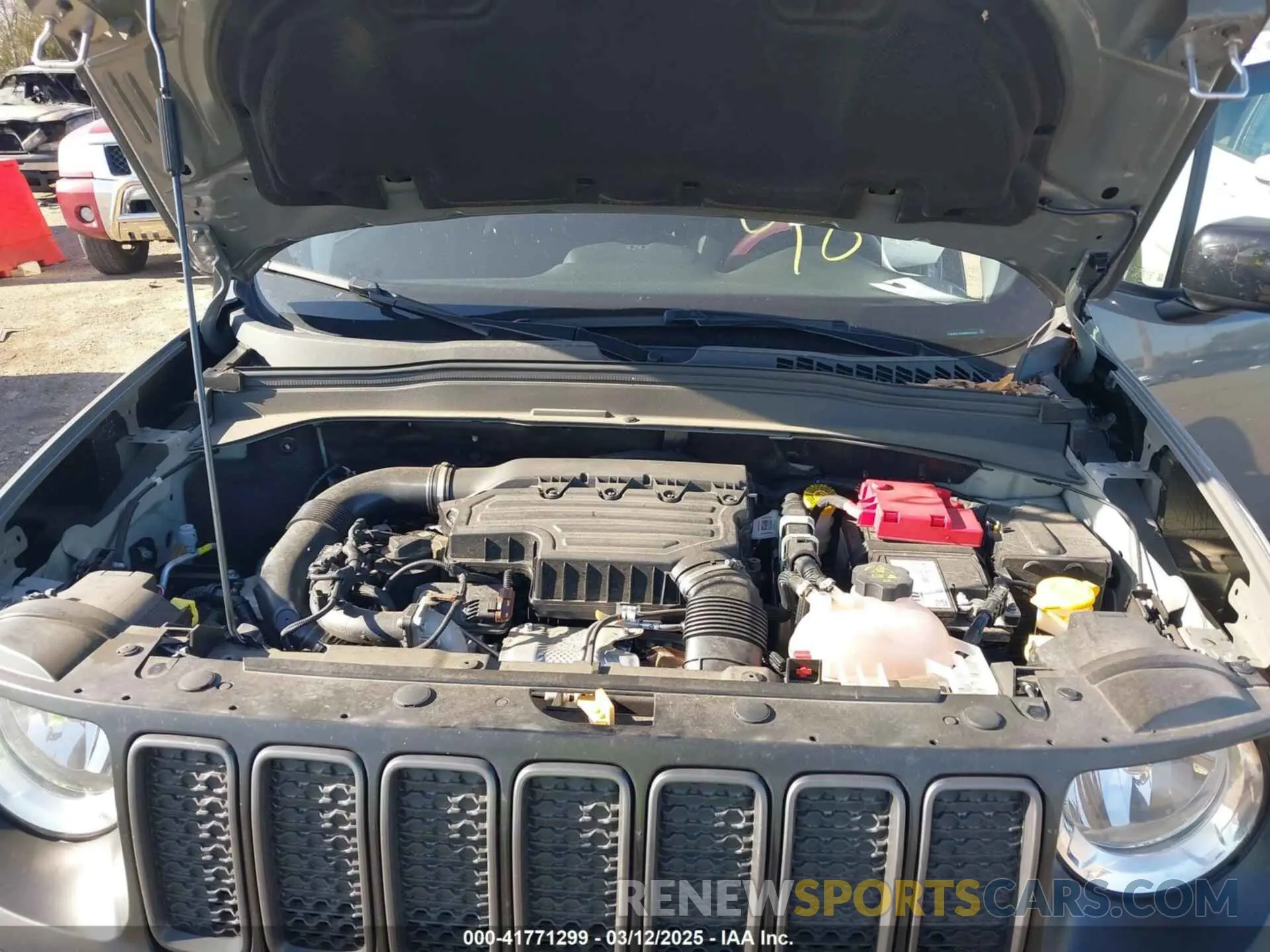 10 fotografías del automóvil dañado ZACNJDC19PPP27959 JEEP RENEGADE 2023