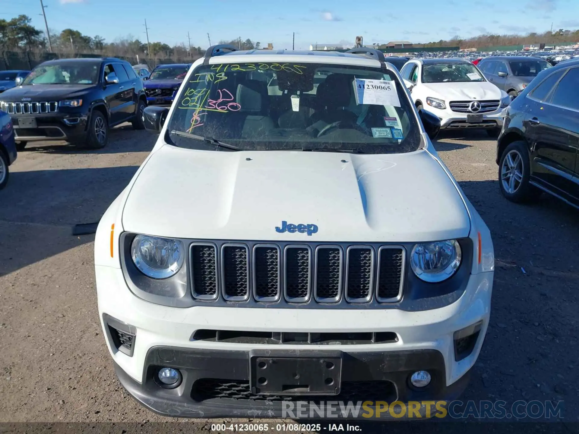 12 fotografías del automóvil dañado ZACNJDD11PPP44883 JEEP RENEGADE 2023