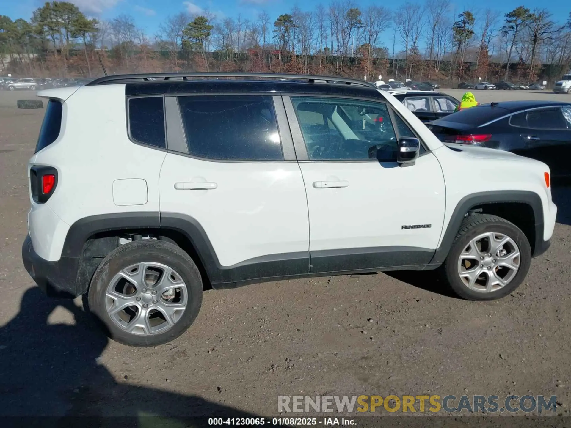 13 fotografías del automóvil dañado ZACNJDD11PPP44883 JEEP RENEGADE 2023