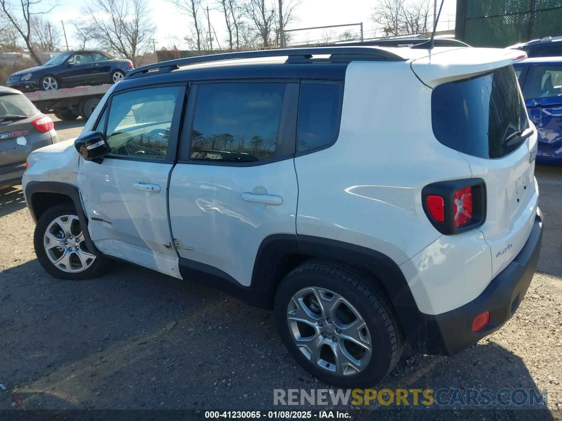14 fotografías del automóvil dañado ZACNJDD11PPP44883 JEEP RENEGADE 2023