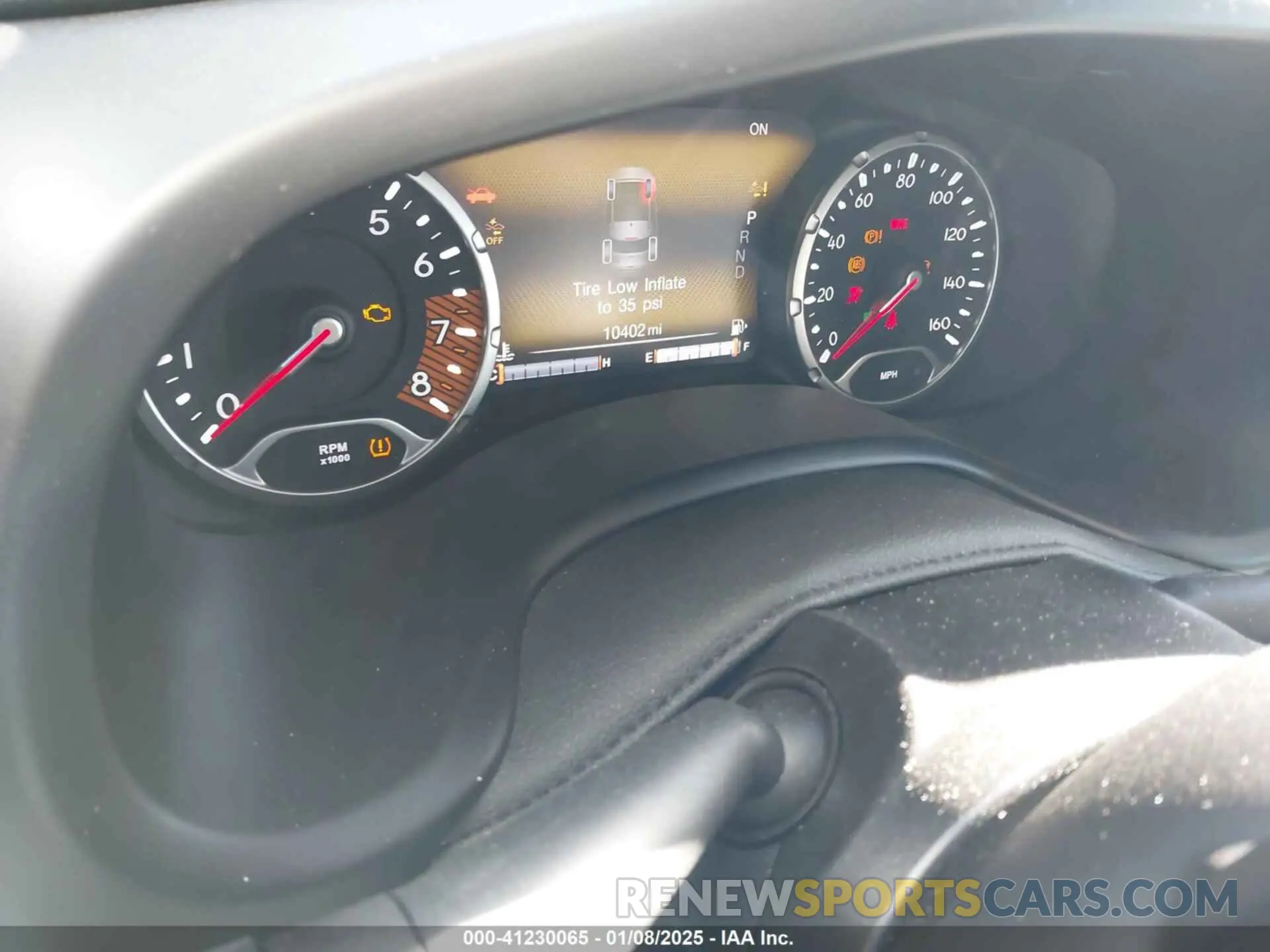 15 fotografías del automóvil dañado ZACNJDD11PPP44883 JEEP RENEGADE 2023