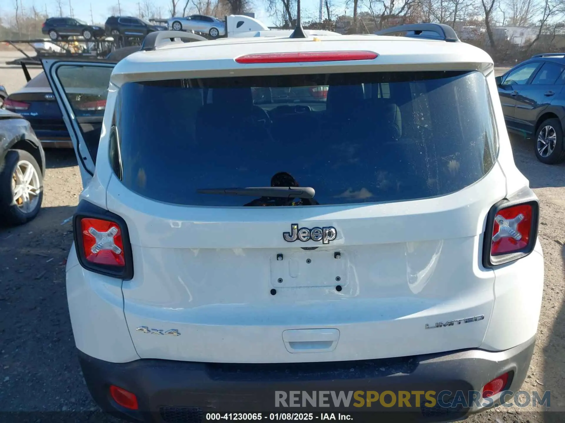 16 fotografías del automóvil dañado ZACNJDD11PPP44883 JEEP RENEGADE 2023