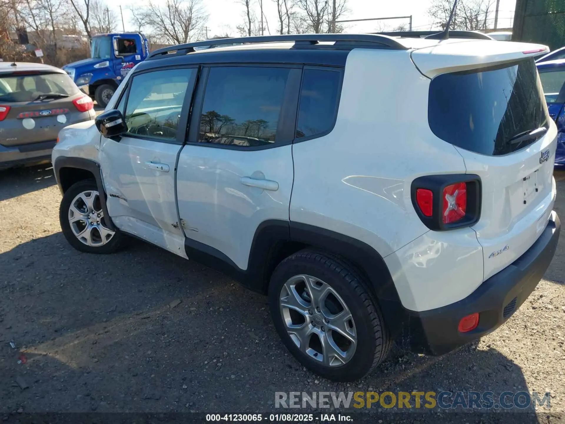 3 fotografías del automóvil dañado ZACNJDD11PPP44883 JEEP RENEGADE 2023