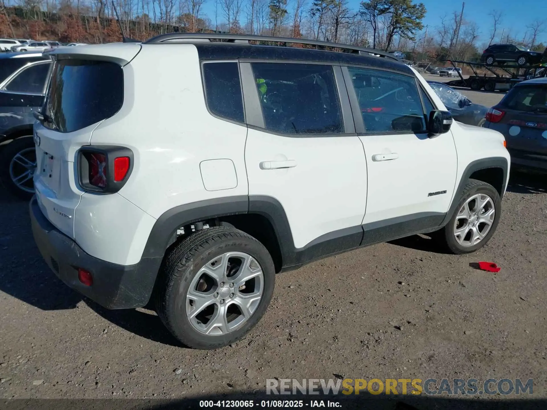 4 fotografías del automóvil dañado ZACNJDD11PPP44883 JEEP RENEGADE 2023