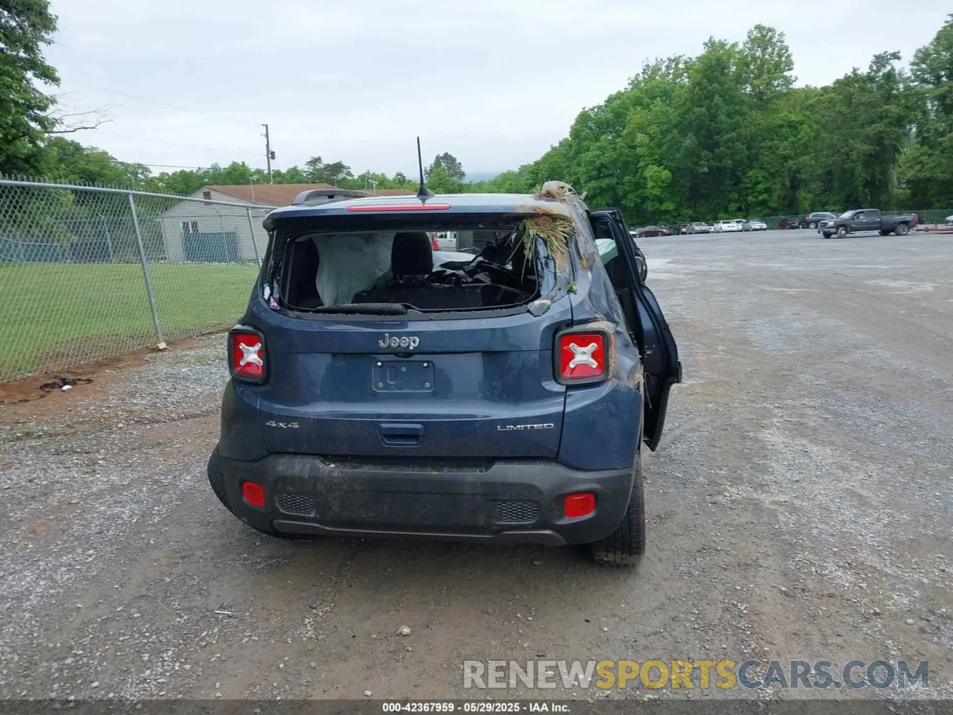 16 fotografías del automóvil dañado ZACNJDD14PPP38057 JEEP RENEGADE 2023