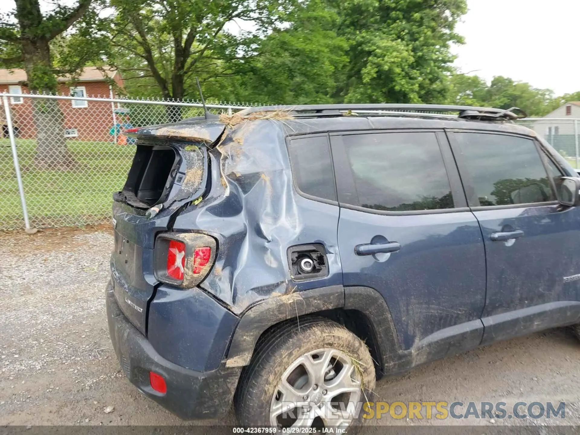 6 fotografías del automóvil dañado ZACNJDD14PPP38057 JEEP RENEGADE 2023