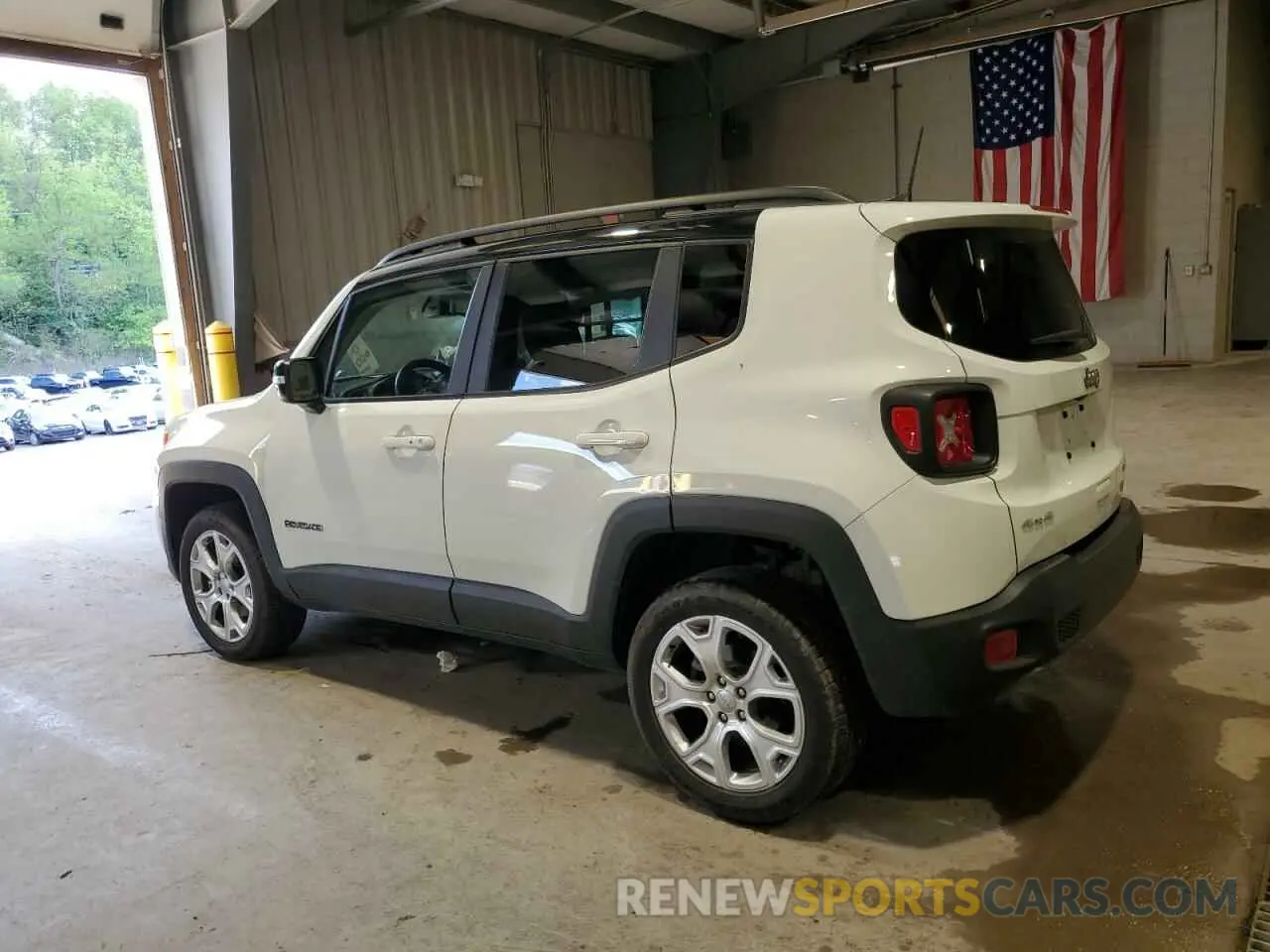 2 fotografías del automóvil dañado ZACNJDD1XPPP37625 JEEP RENEGADE 2023
